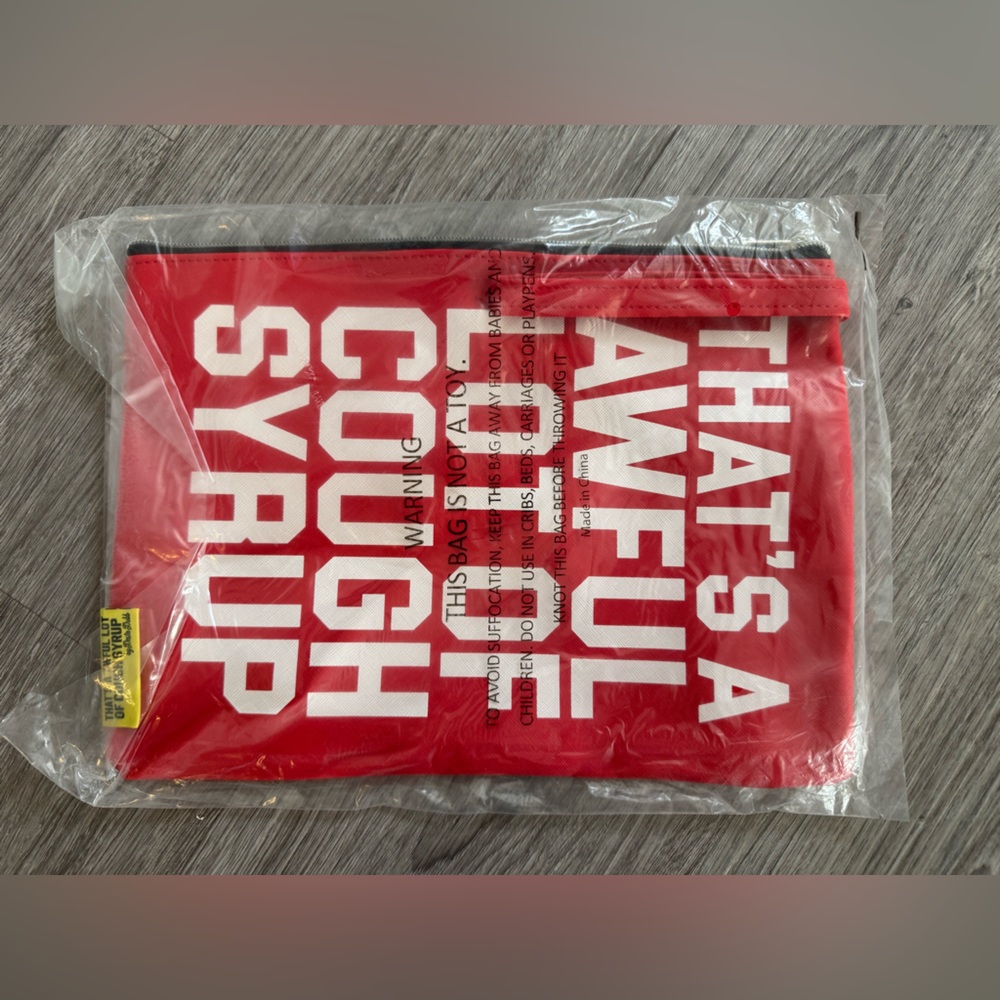 That's A Awful Lot Of Cough Syrup (ALOCS) Money Bag Pouch